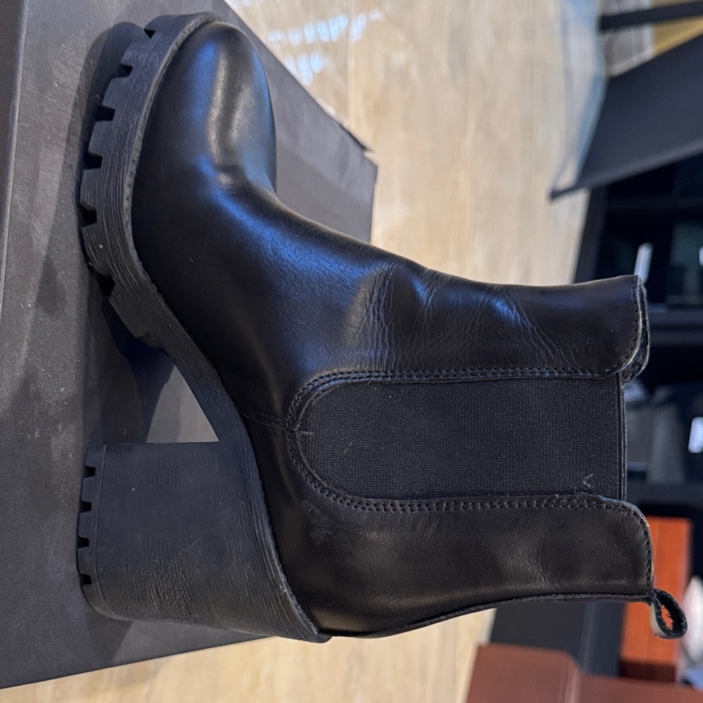 Barneys New York Black Ankle Booties